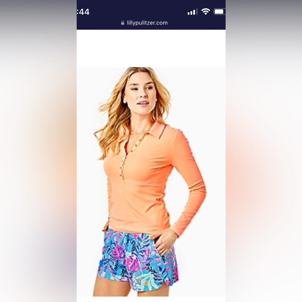 Lily Pulitzer Ocean Blue pull up shorts